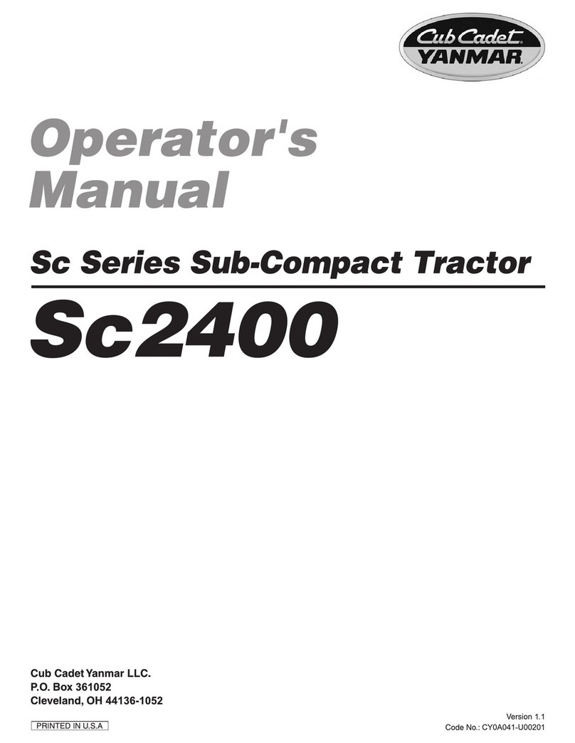 Yanmar SC 2400 User manual