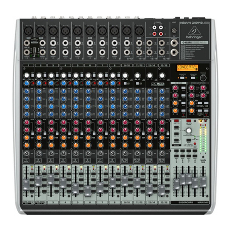 Behringer ULTRALINK ULM200USB quick start guide