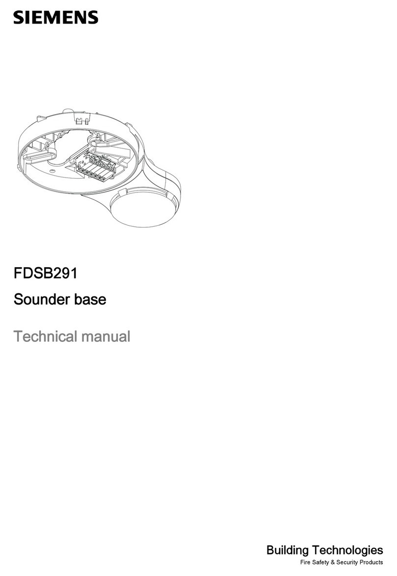 Siemens fdsb291 User manual