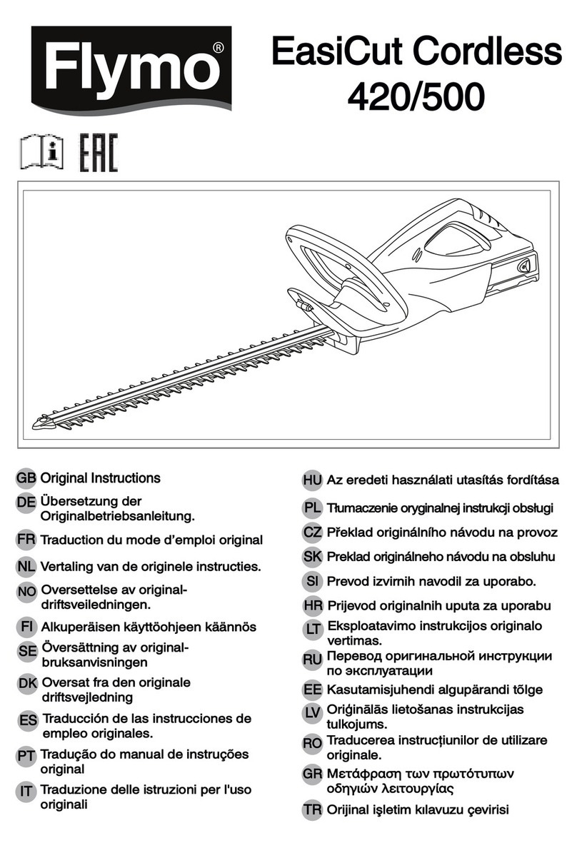 Flymo EASICUT 420 Operation instructions