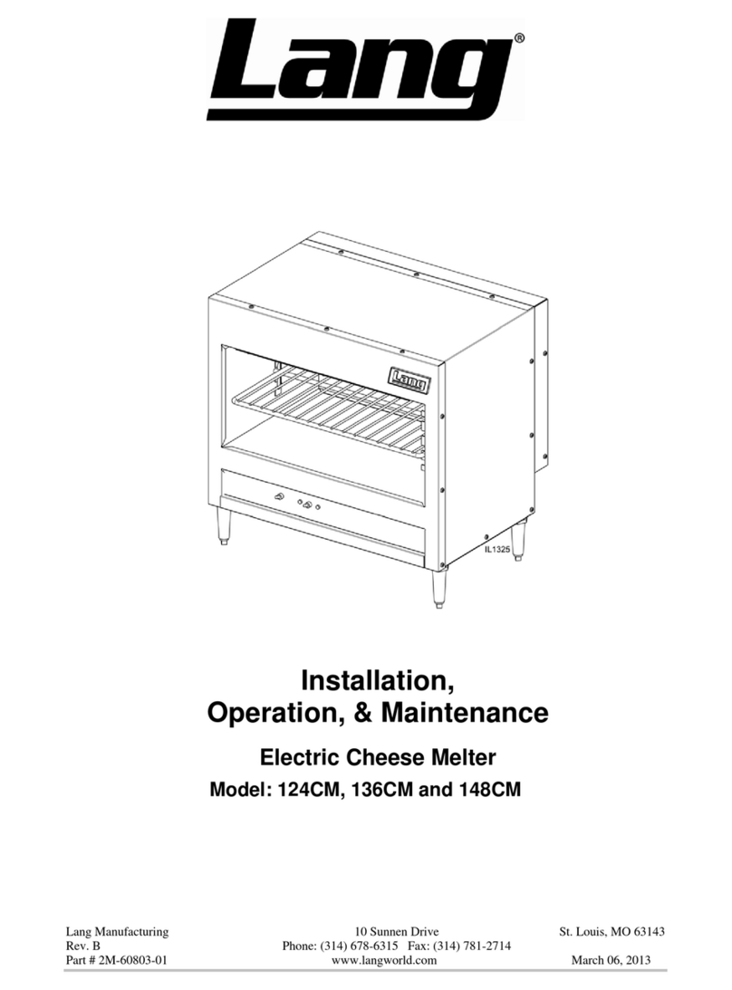 Lang 124cm Installation operation & maintenance