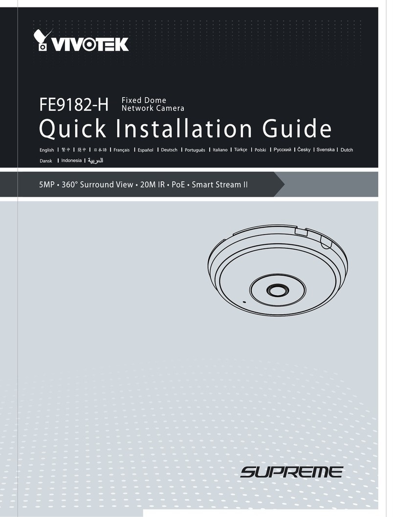 Vivotek FE9182-H User manual Vivotek FE9182-H User manual