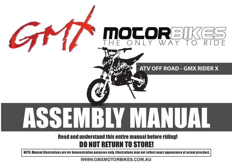 GMX RIDER X Assembly manual