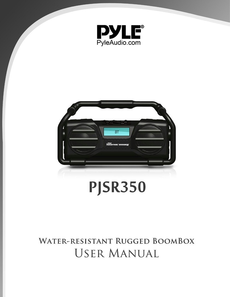 Pyle PJSR350 user manual