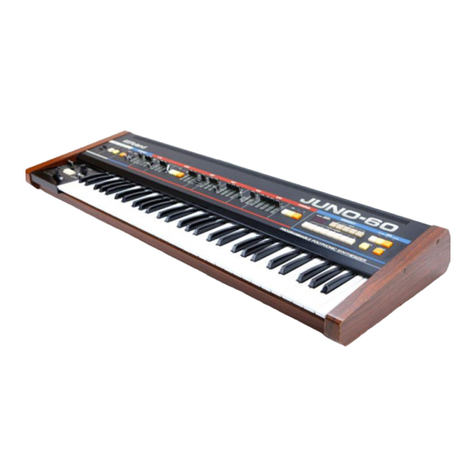 Roland JUNO-60 User manual