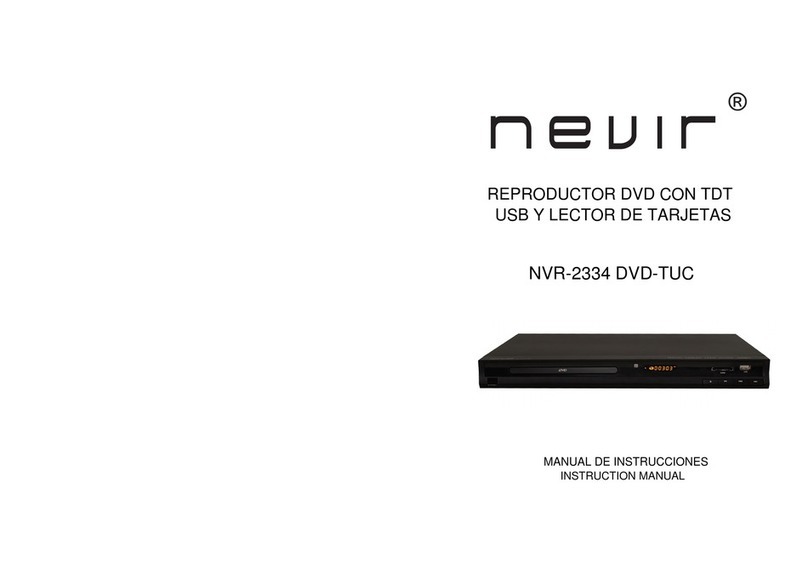 Nevir NVR-2334 DVD-TUC instruction manual