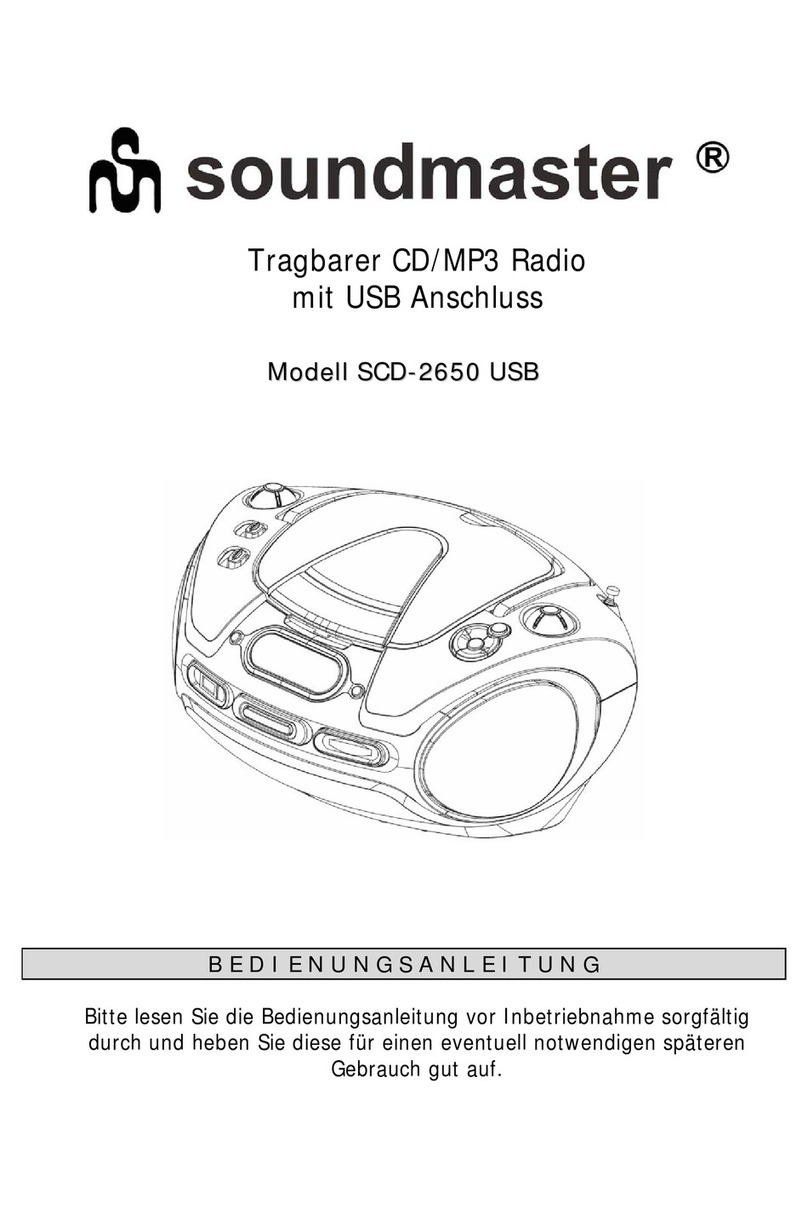 SOUNDMASTER SCD-2650 USB User manual