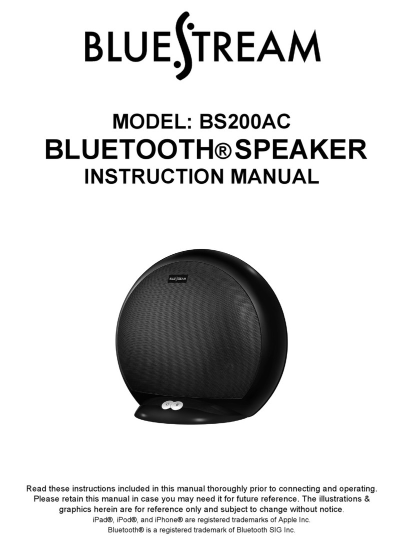 Bluestream BS200AC instruction manual