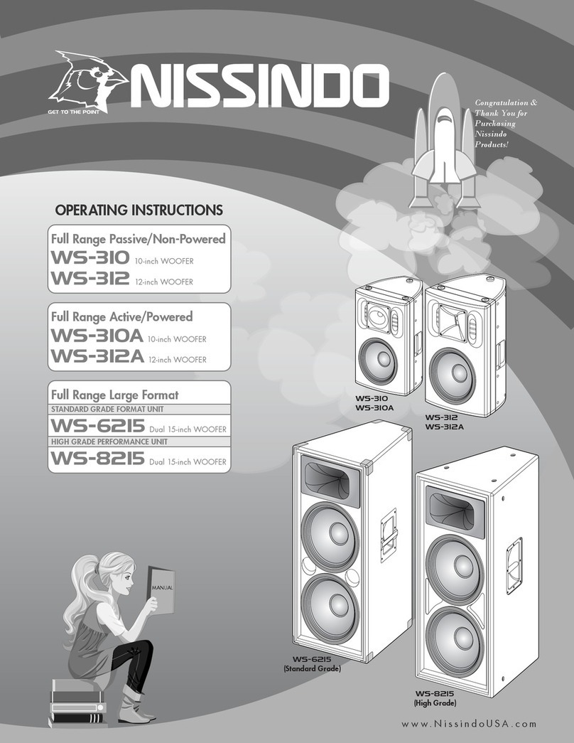 Nissindo WS-310 operating instructions