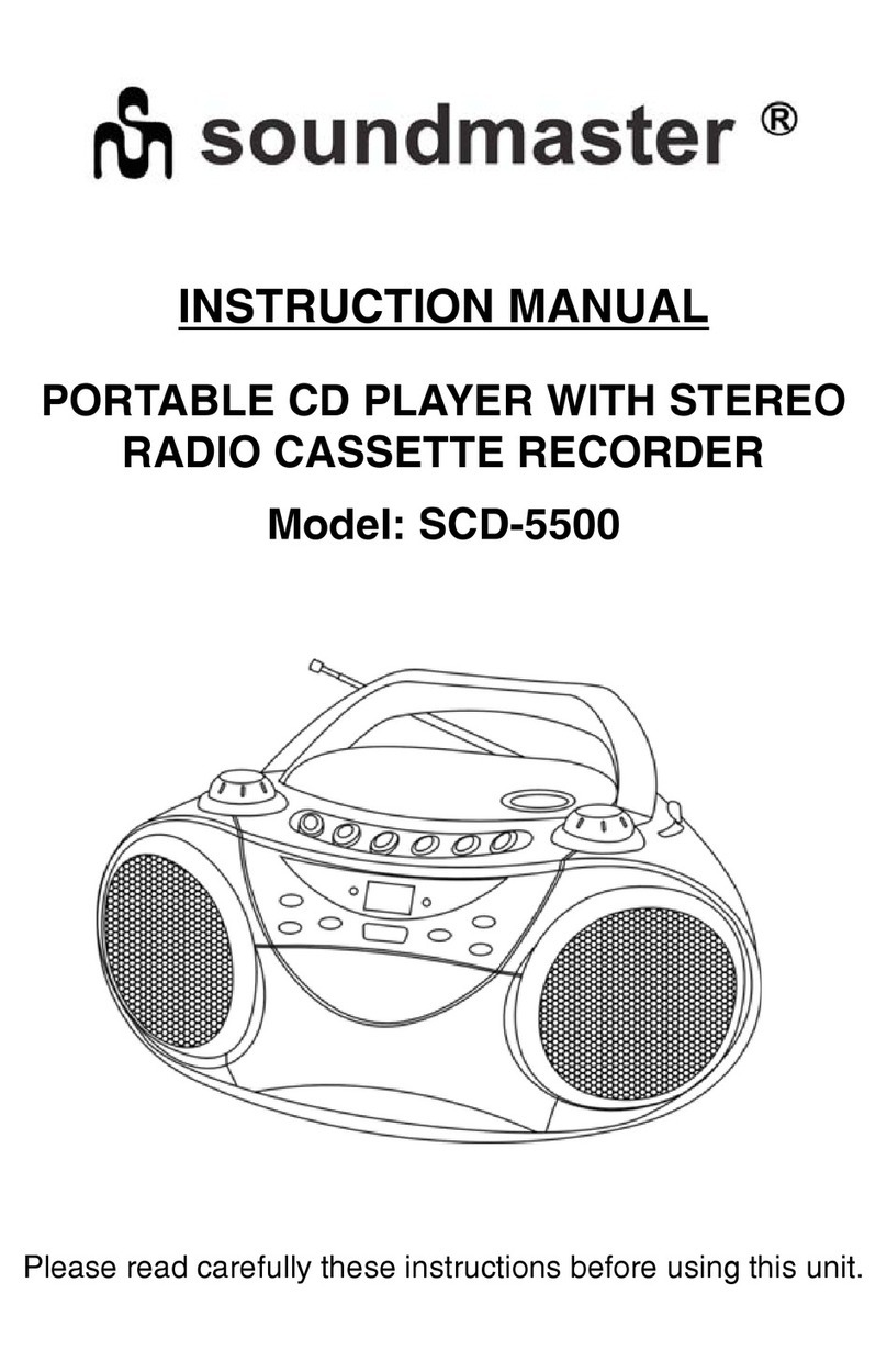 SOUNDMASTER SCD-5500 instruction manual