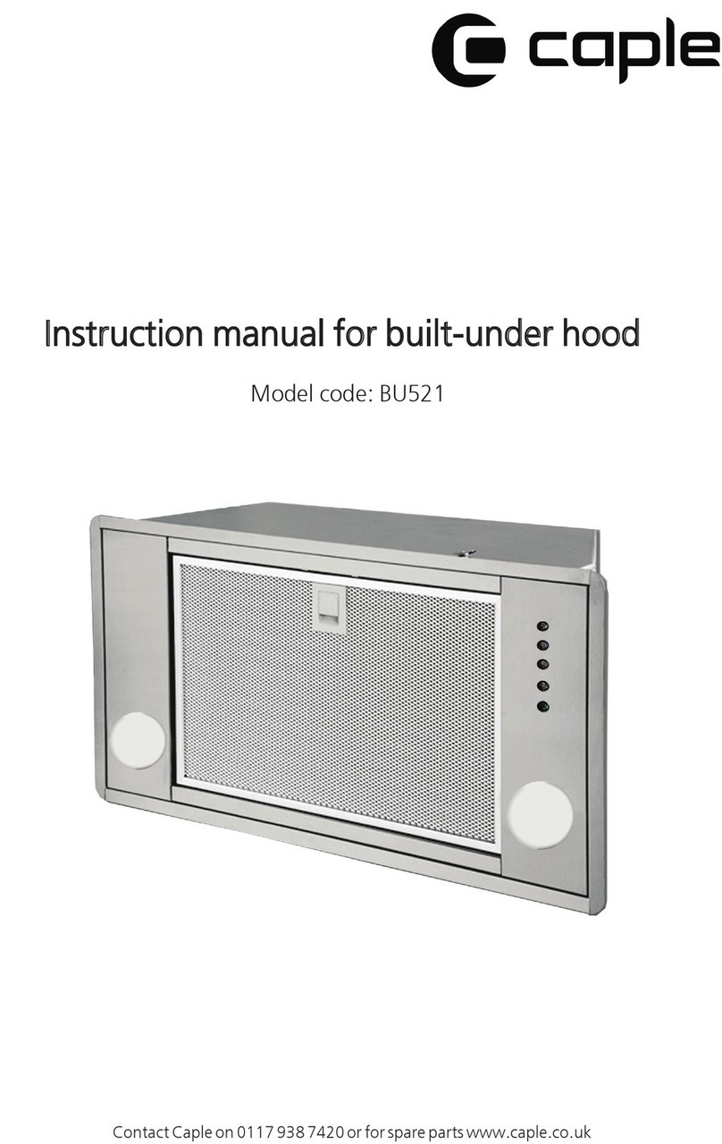 Caple bu521 instruction manual