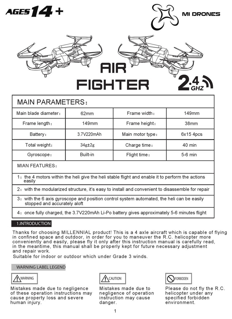 MI DRONES AIR FIGHTER manual
