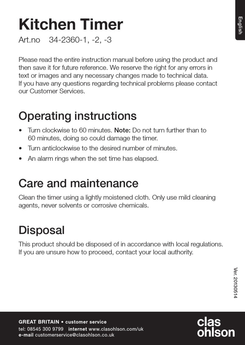 Clas Ohlson 34-2360-1 User manual