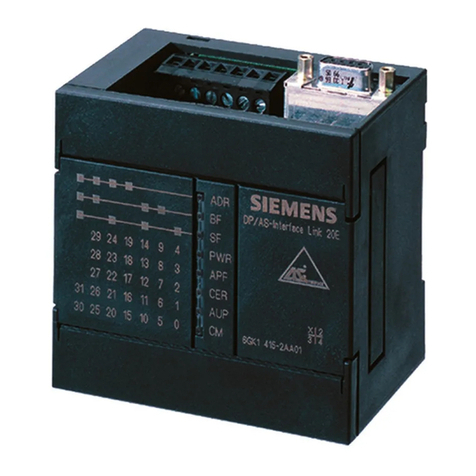 Siemens DP/AS-Interface Link 20E User manual