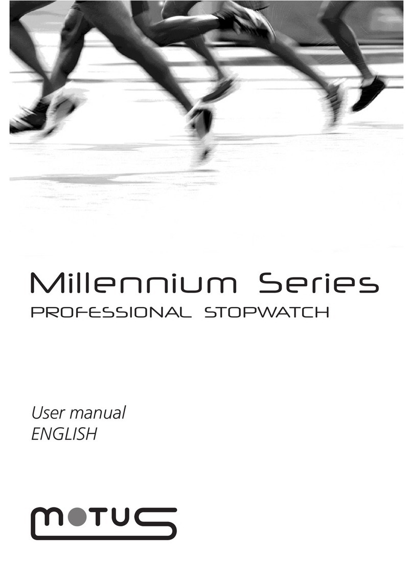Motus Millennium Series user manual