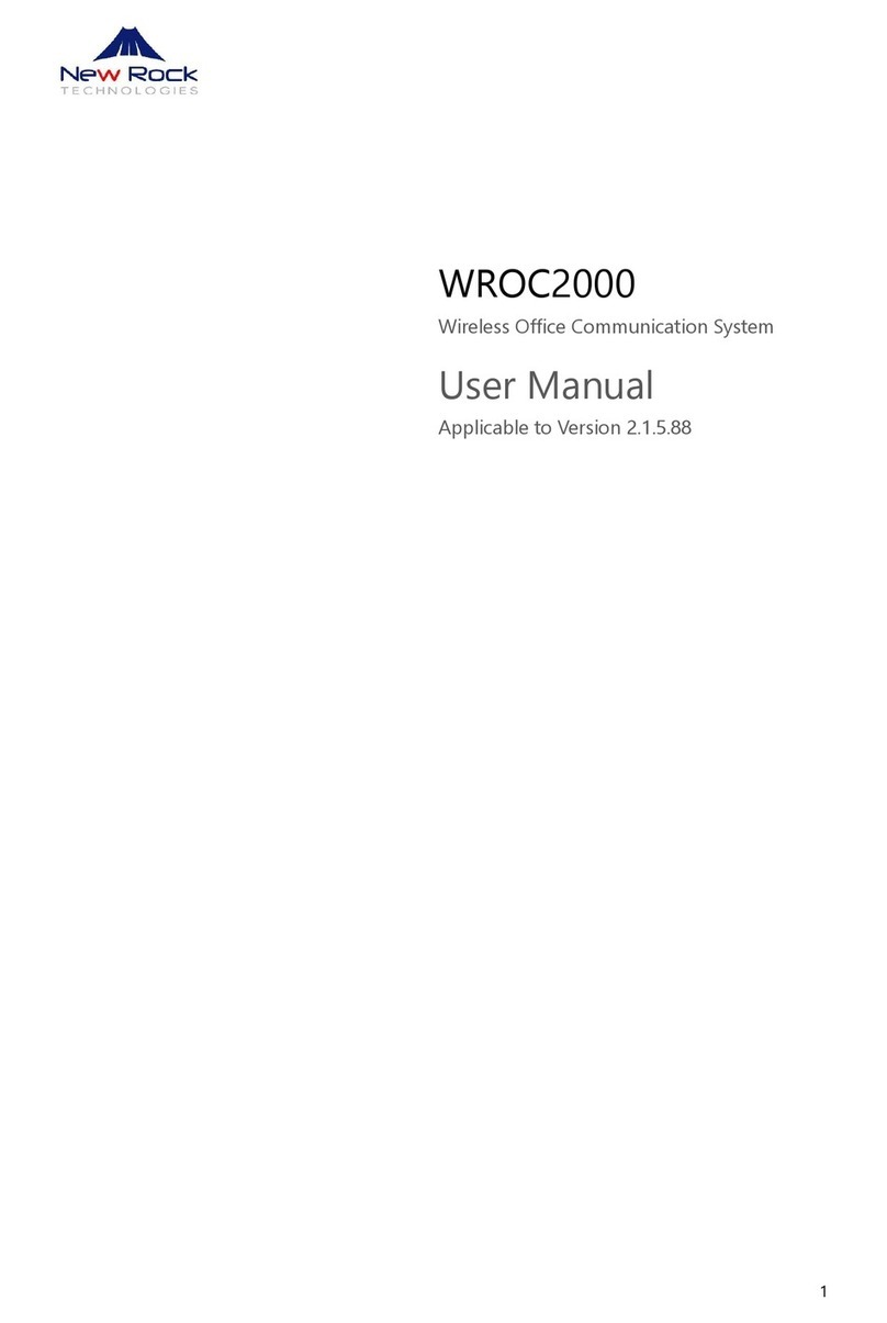 New Rock Technologies WROC2000 user manual