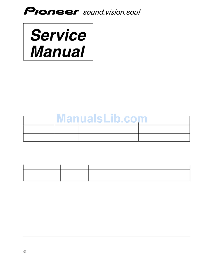 Pioneer CDJ-100S User manual Pioneer CDJ-100S User manual