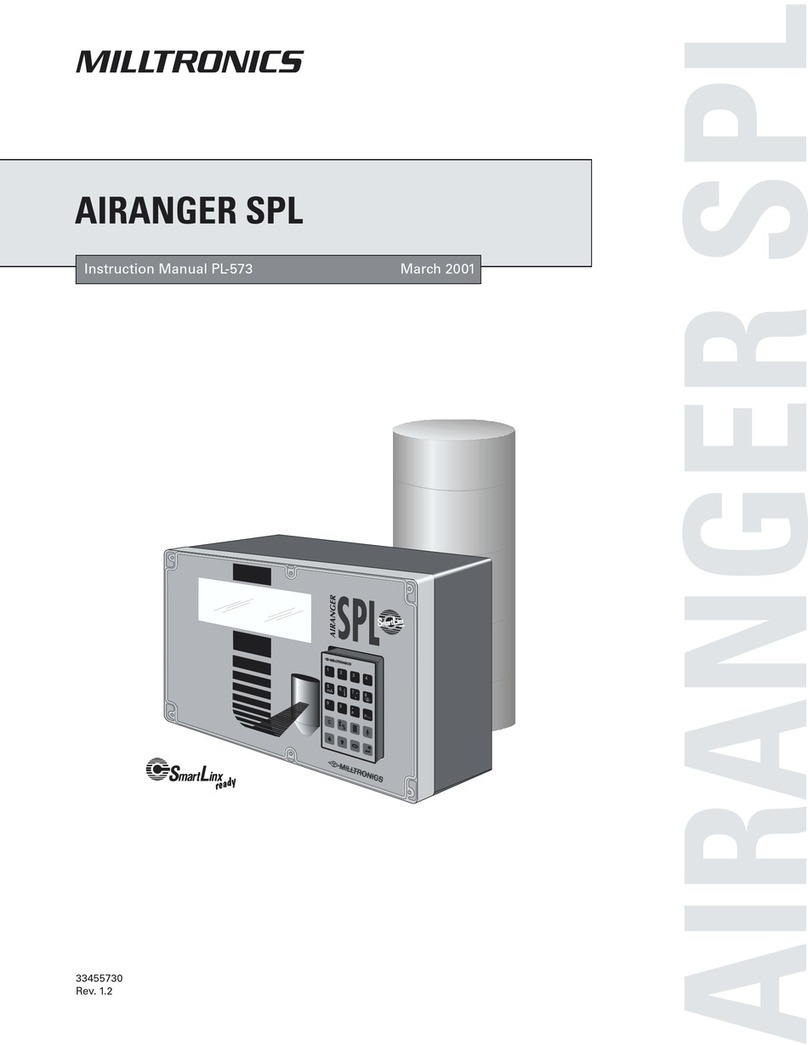 Milltronics AiRanger SPL PL-573 instruction manual
