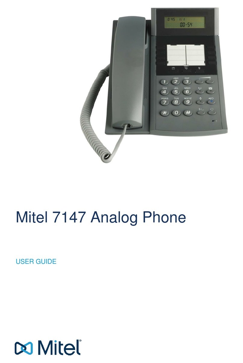 Mitel 7147 User manual