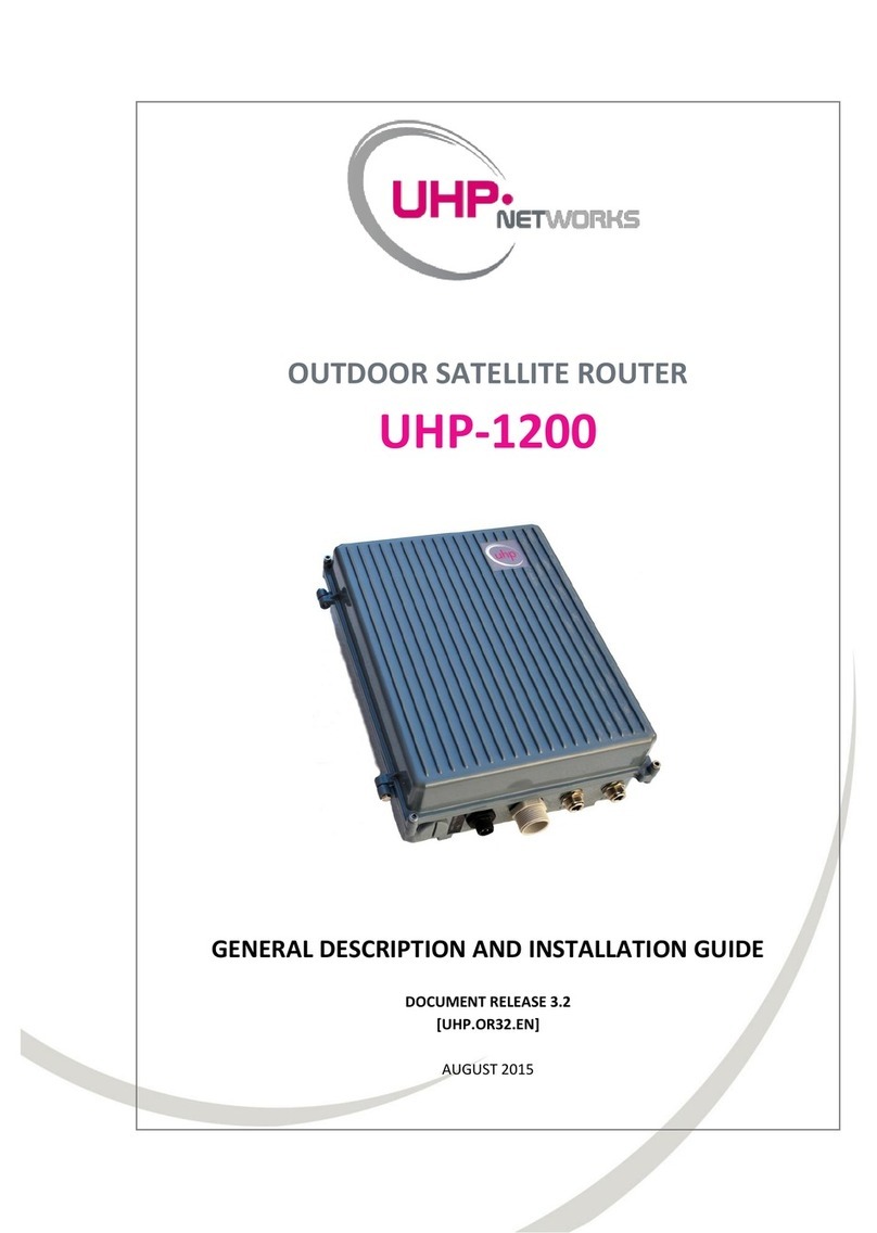 UHP UHP-1200 installation guide