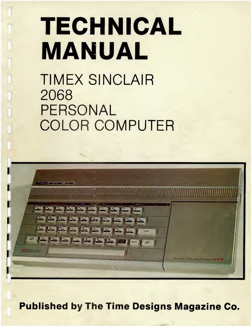 Timex Sinclair 2068 User manual