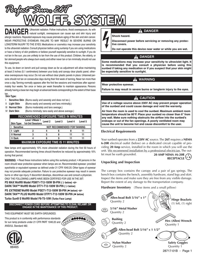 WOLFF PerfectSun 26T user guide