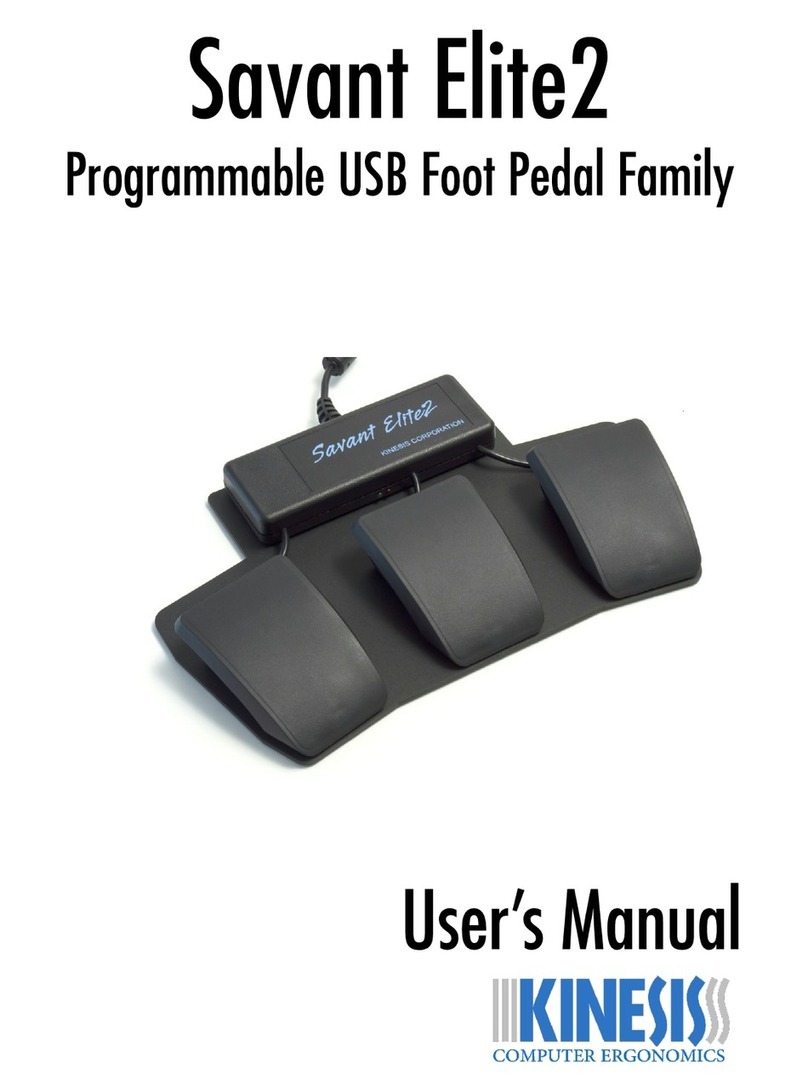 Kinesis savant elite 2 User manual