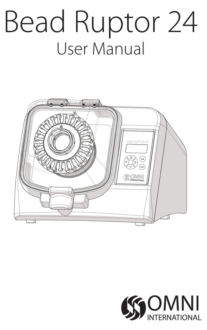 Omni Bead Ruptor 24 user manual