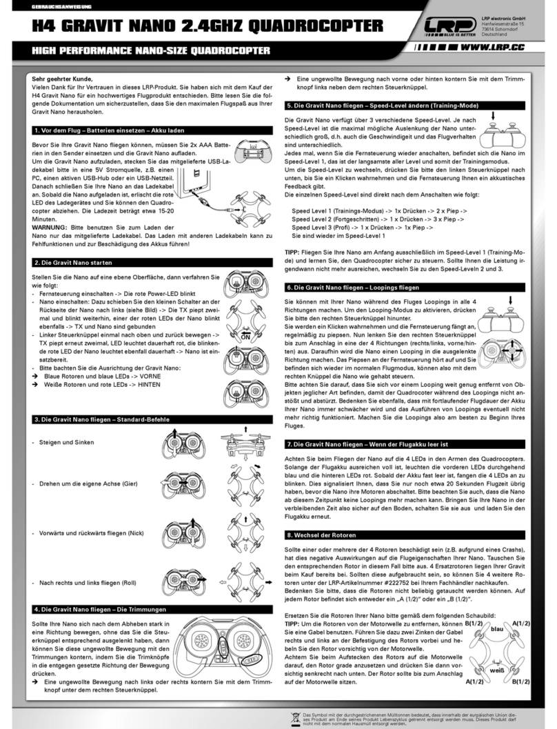 LRP H4 GRAVIT nano User manual