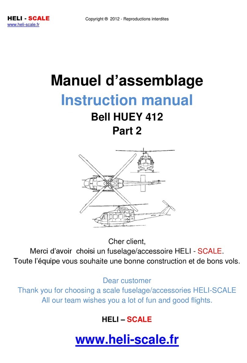 Heli-scale Bell HUEY 412 instruction manual
