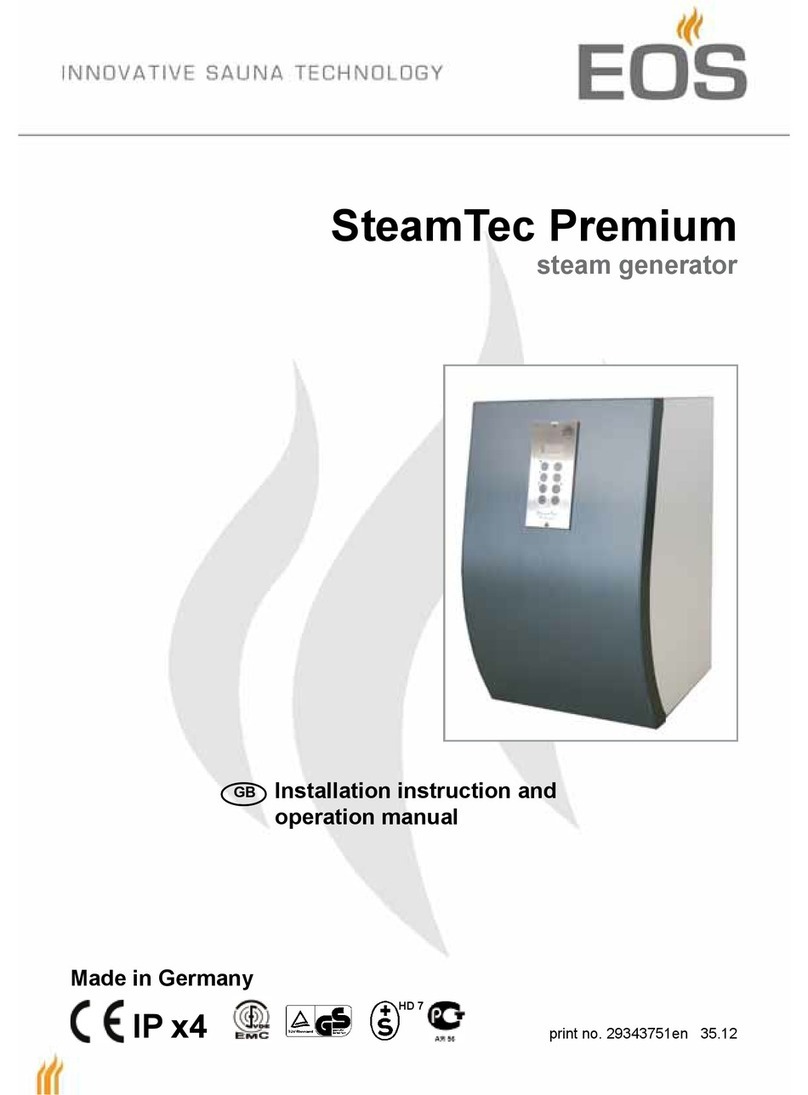 EOS SteamTec Premium Troubleshooting guide