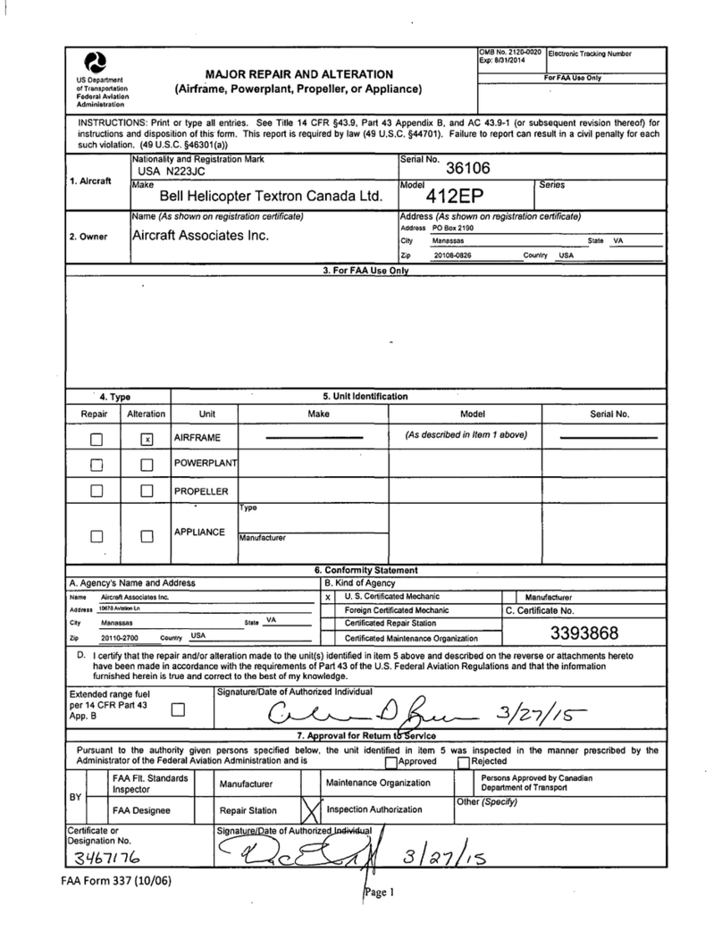 Pointer Avionics skyhunter 406 User manual