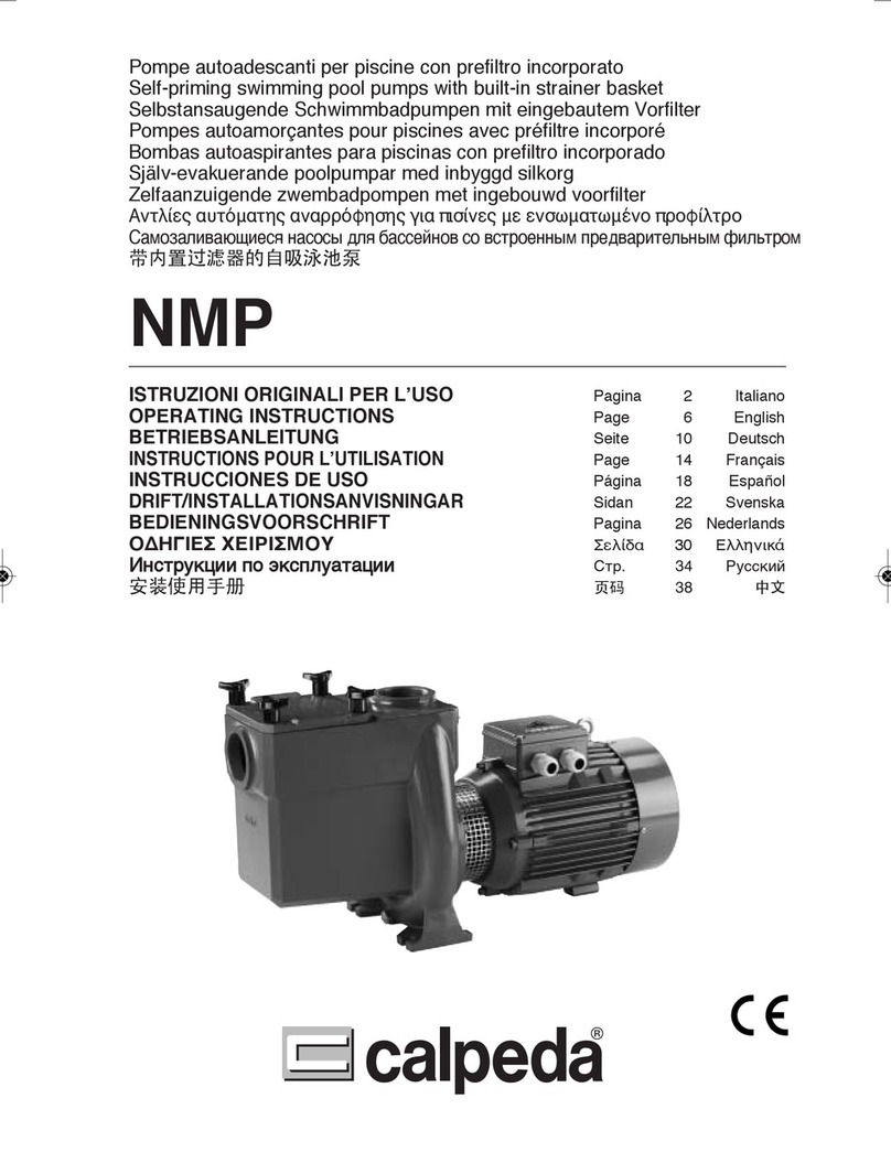 Calpeda NMP operating instructions