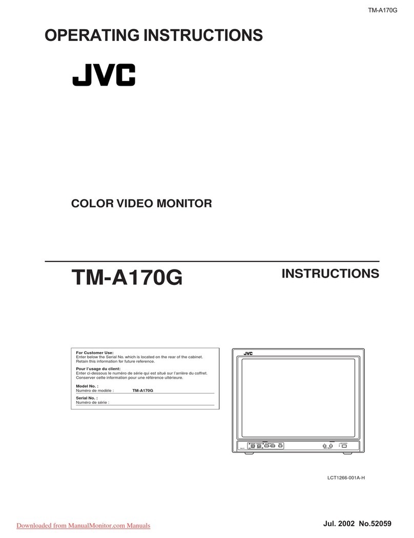 JVC TM-A170G User manual JVC TM-A170G User manual