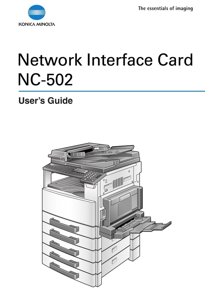 Konica Minolta NC-502 user guide
