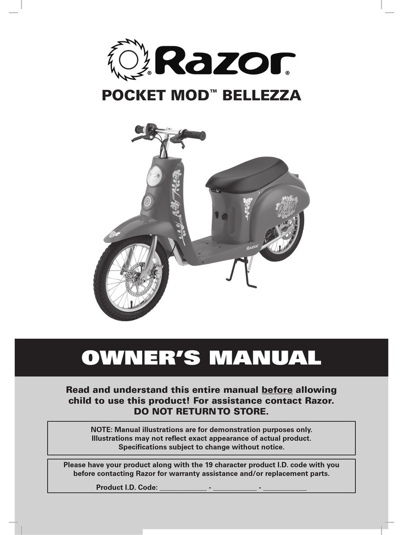 Razor POCKET MOD BELLEZZA User manual