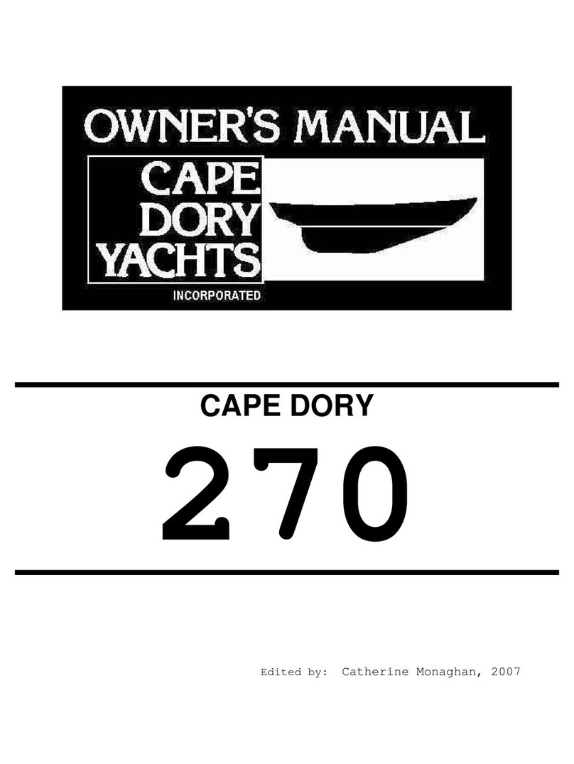 Cape Dory 270 owner's manual
