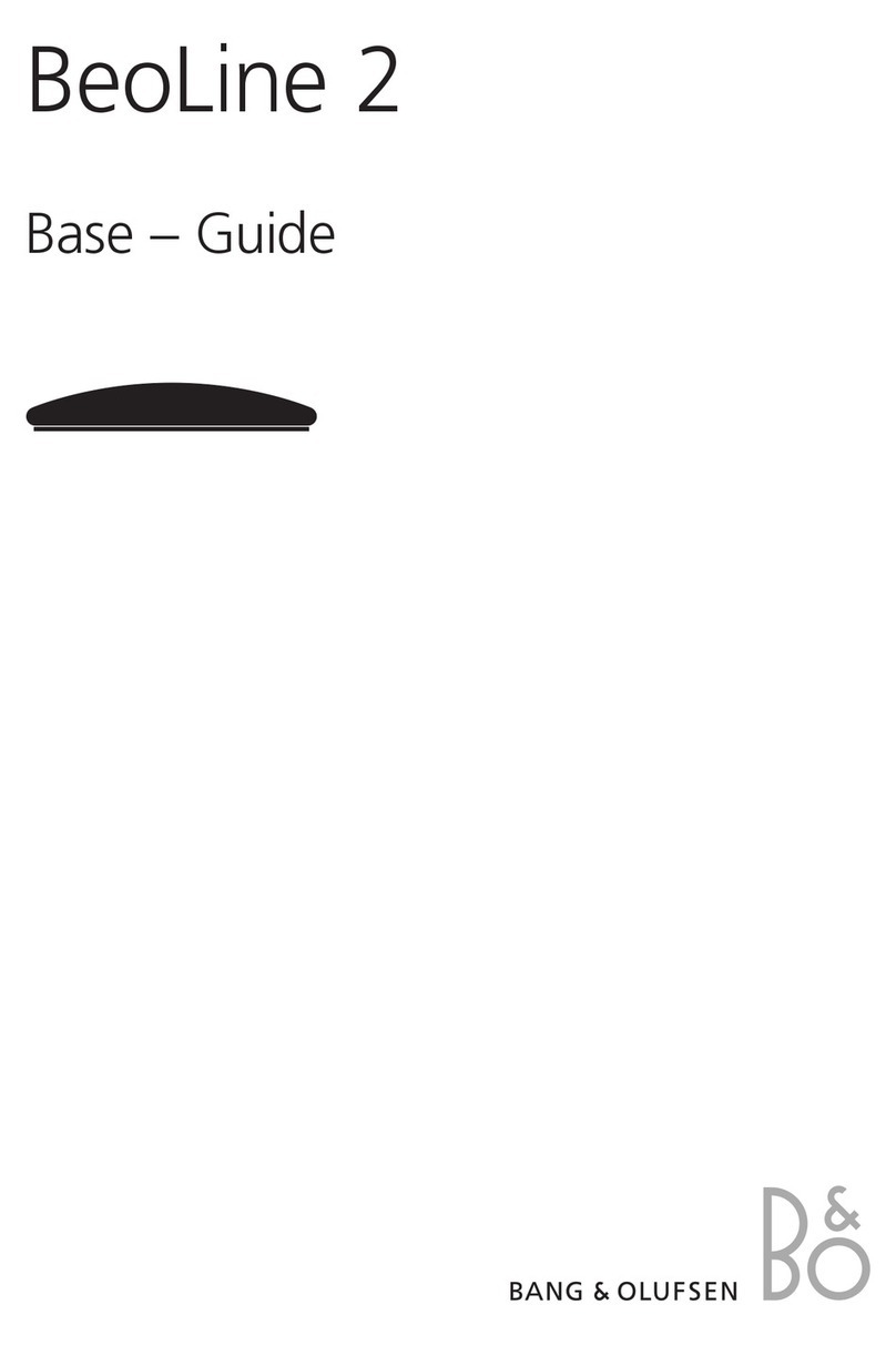 Bang & Olufsen Beoline 2 user guide