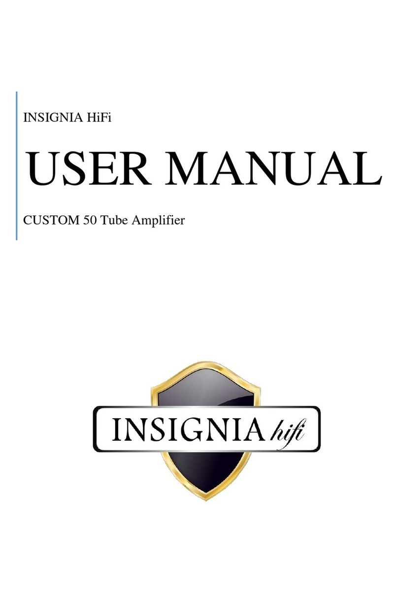 Insignia CUSTOM 50 user manual