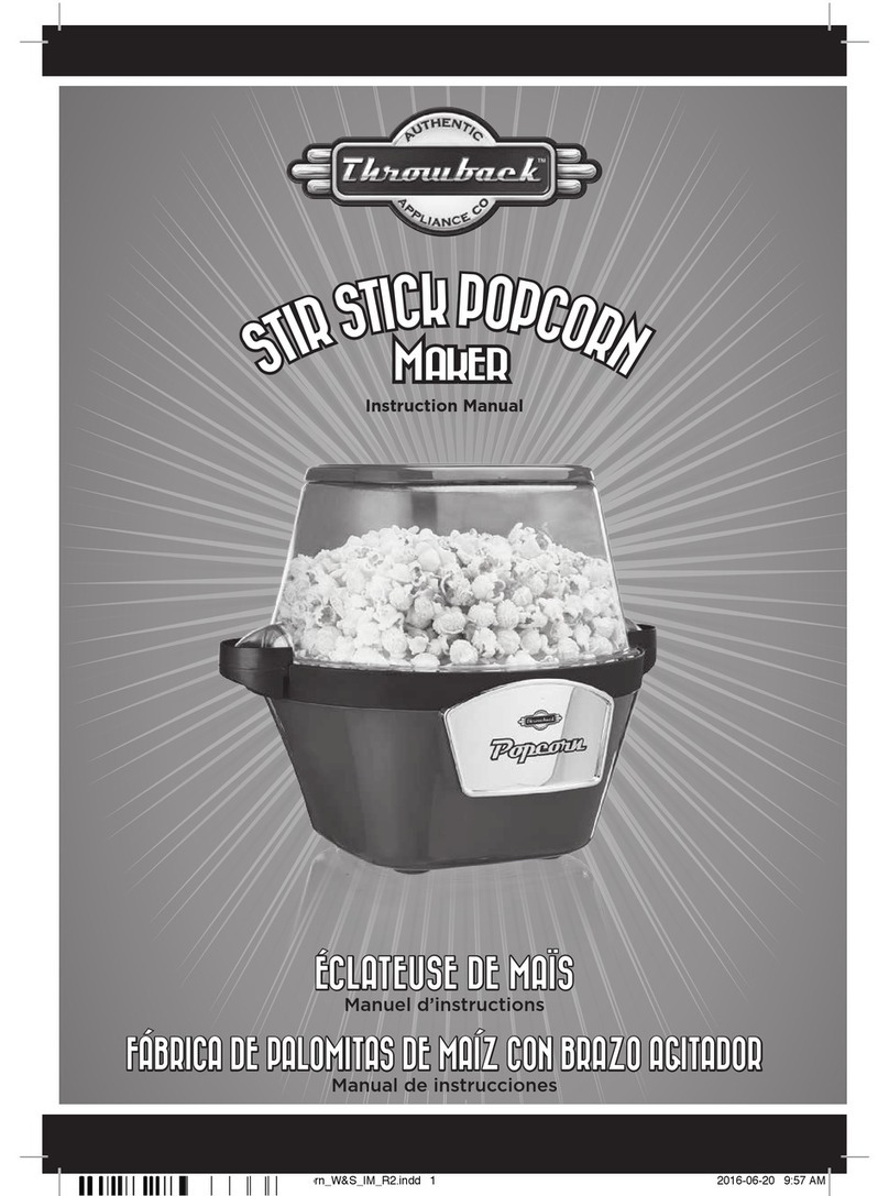 Throwback Stir Stick Popcorn instruction manual