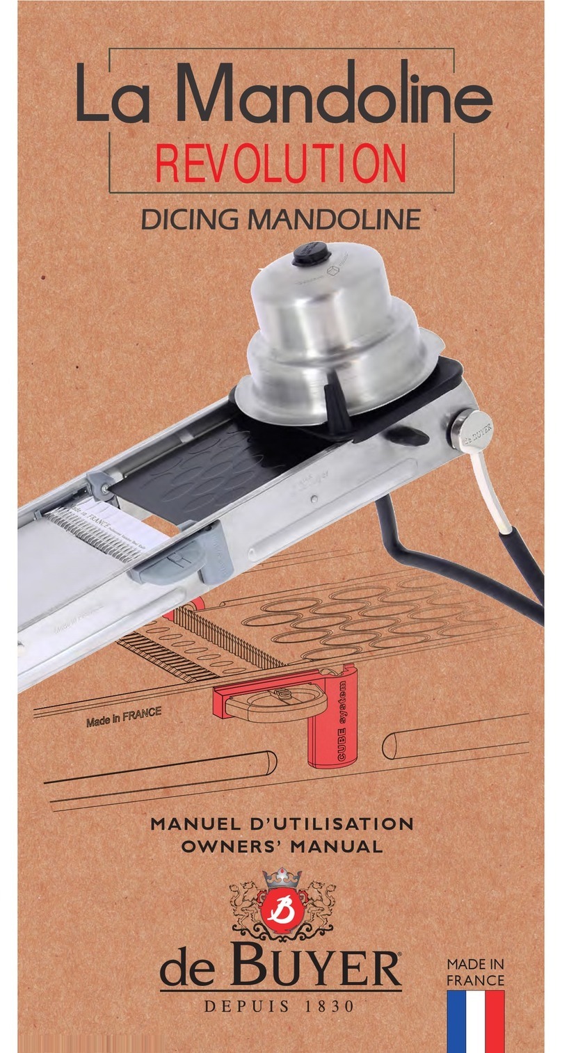 La Mandoline REVOLUTION owner's manual