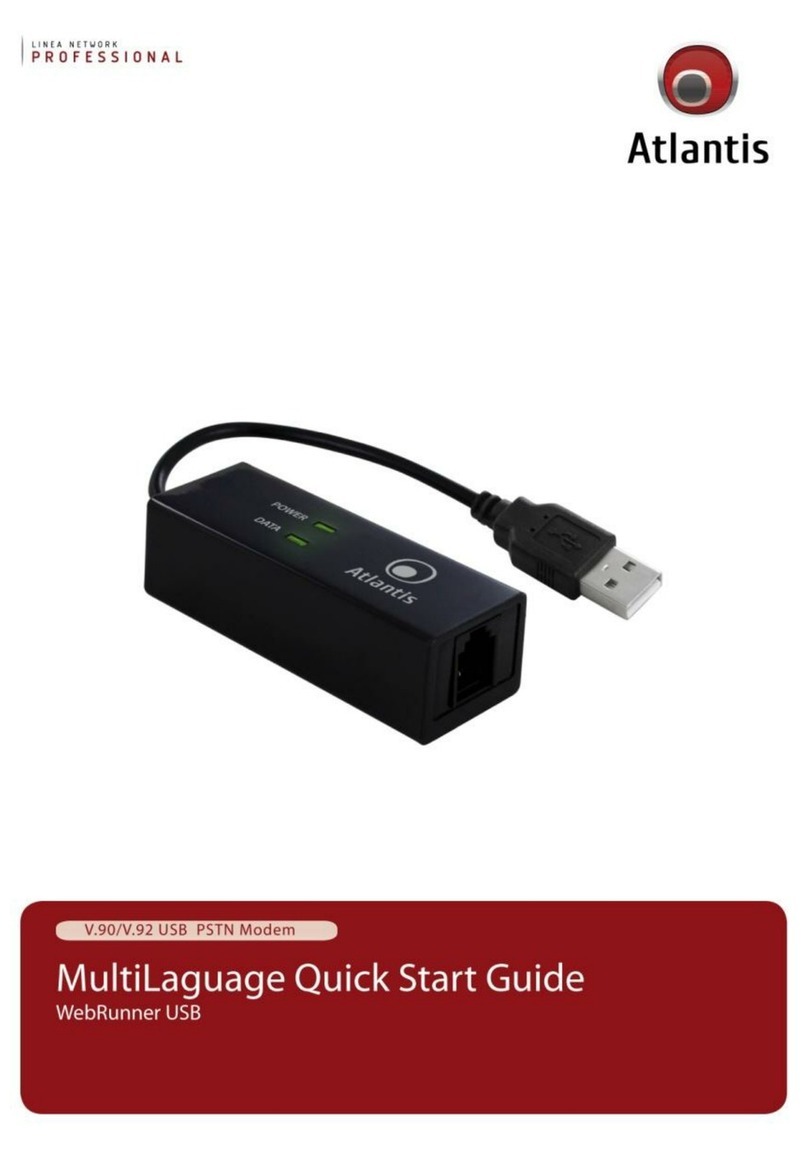 Atlantis webrunner USB quick start guide
