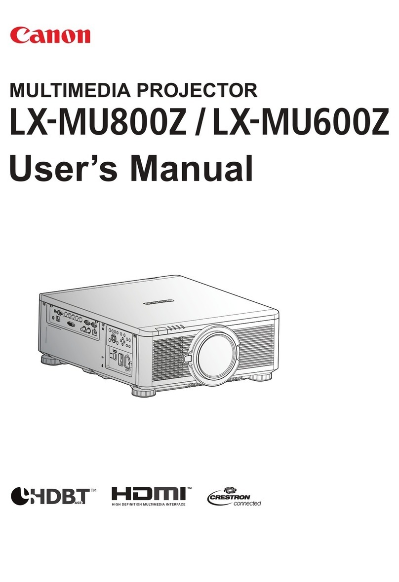 Canon LX-MU800Z user manual