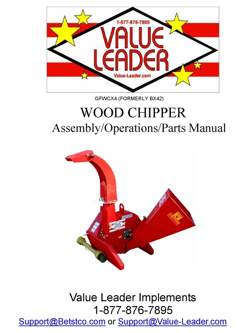 Value Leader z9400 Assembly, operation and parts manual