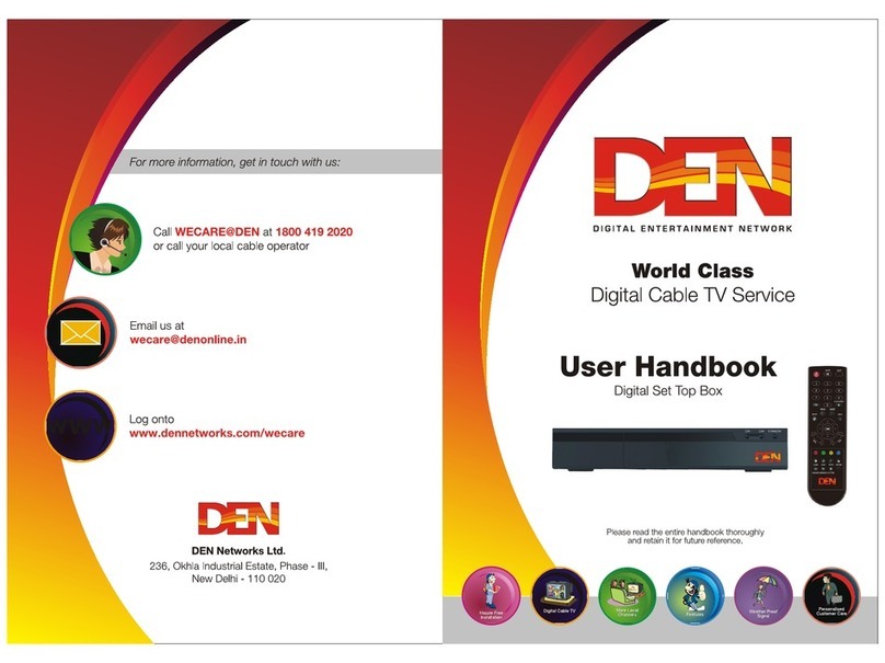 DEN Digital Set top Box Instruction Manual