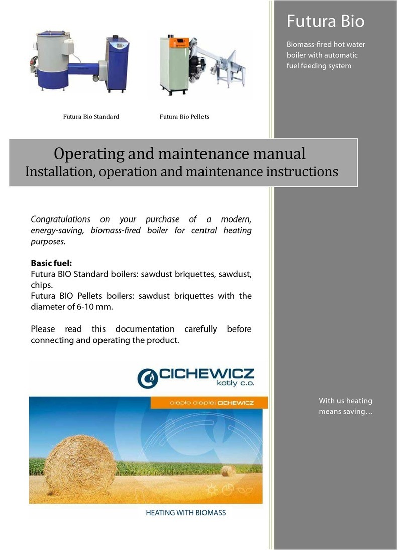 Cichewicz Futura Bio 25 Installation, operation and maintenance instructions