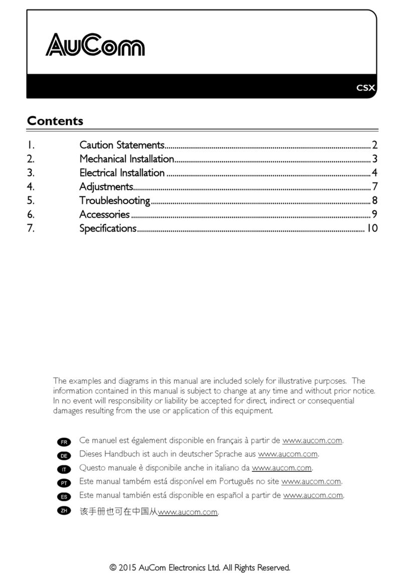AuCom CSX-007 User manual