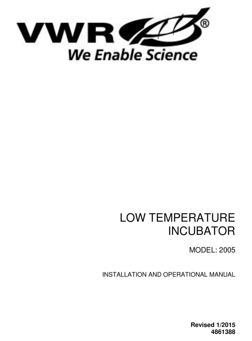VWR 2005 User manual