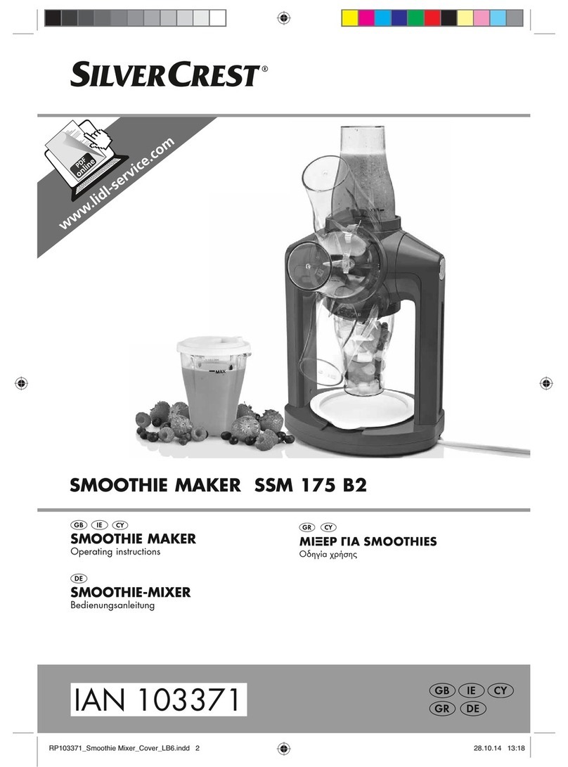 Silvercrest SSM 175 B2 User manual