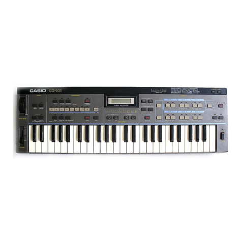 Casio CZ-101 Cosmo Operation manual